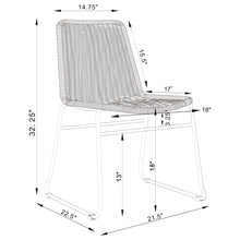 Load image into Gallery viewer, Dacy - Dining Side (Set of 2) And Sturdy Sled Base - Brown