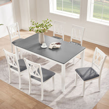 Load image into Gallery viewer, Modern Dining Set With Upholstered Chairs