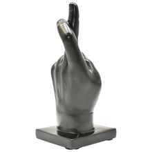 Load image into Gallery viewer, Hand Tabletop Sculpture (568381) - Black