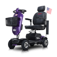 Load image into Gallery viewer, Max Plus - 4 Wheels Outdoor Compact Mobility Scooter With 2 Pieces X 20Ah Lead Acid Battery, 16 Miles, Cup Holders & USB Charger Port