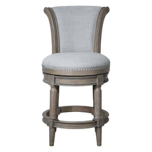 Load image into Gallery viewer, Swivel Barstool With High-Back