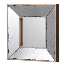 Load image into Gallery viewer, Distressed Accent Mirror, Traditional Style Framed Wall Mirror For Living Room