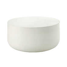 Load image into Gallery viewer, Cement Round Drum Coffee Table - White