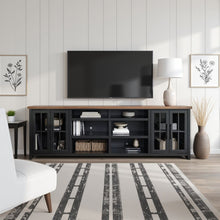 Load image into Gallery viewer, TV Stand Console For TVs Up To 100" - Black / Whiskey