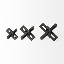 Load image into Gallery viewer, Tabletop Sculpture (Set of 3) - Black