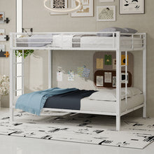 Load image into Gallery viewer, Bunk Bed For Kids, Convertible Frame With Ladders & Guardrail