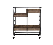 Load image into Gallery viewer, Vorrik - Serving Cart - Black / Walnut