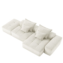Load image into Gallery viewer, Modern Oversized Diy Combination Modular Sectional Sofa With Pillows