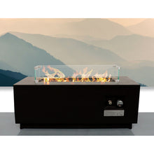 Load image into Gallery viewer, Outdoor Fire Pit Table With Lid, Fuel Versatility