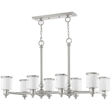 Load image into Gallery viewer, 24'' Eight Light Dimmable Chandelier With Shades - Nickel
