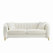 Load image into Gallery viewer, Tufted Oversized Sofa For Living Spaces - Beige
