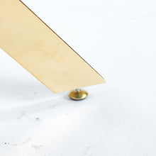 Load image into Gallery viewer, Dining Table With Cross Metal Leg And Tempered Glass, Modern Space Saving Kitchen Table For Living Room Legs, Square Table