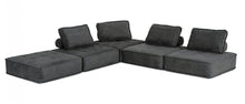 Load image into Gallery viewer, Modern Floor Pillow Modular Sectional Sofa - Charcoal