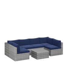 Load image into Gallery viewer, Modern Patio Set With Coffee Table