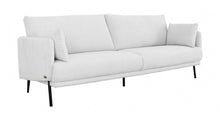 Load image into Gallery viewer, Modern Fabric Sofa - White / Black