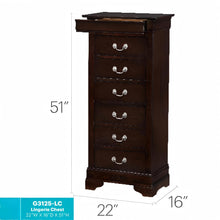 Load image into Gallery viewer, Traditional Style Lingerie Storage Chest Timeless