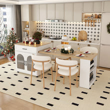 Load image into Gallery viewer, Expandable Kitchen Island With Power Outlet