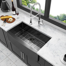 Load image into Gallery viewer, Farmhouse Kitchen Sink, Stainless Steel, Apron Front