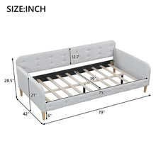 Load image into Gallery viewer, Upholstered Daybed & Modern Design