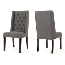 Load image into Gallery viewer, Sophisticated Tufted Dining Chair With High Back Design
