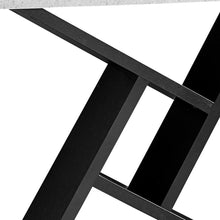 Load image into Gallery viewer, Abstract Console Table With Shelves - Gray And Black