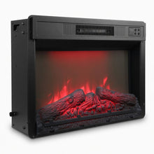 Load image into Gallery viewer, Electric Fireplace Insert Heater With Multicolor Flames, Remote Control - Black