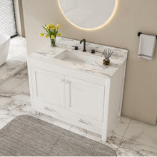 Load image into Gallery viewer, 43" Bathroom Vanity Multi Functional Cabinet - White