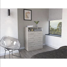 Load image into Gallery viewer, 4 Drawer Dresser - Light Gray