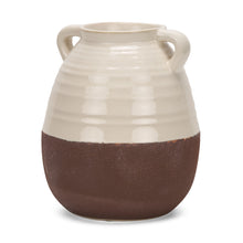 Load image into Gallery viewer, Amphora Table Vase (608357) - Brown / Cream