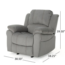 Load image into Gallery viewer, Wide Manual Glider Standard Recliner - Gray