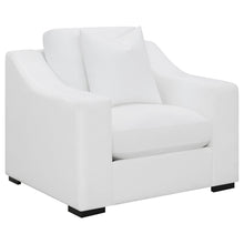 Load image into Gallery viewer, Chelan - Upholstered Sloped Arm Accent Chair - White