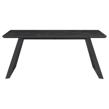 Load image into Gallery viewer, Smith - Rectangular Top Dining Table With 3 Drawers - Black