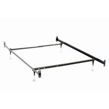 Load image into Gallery viewer, Renee - Twin / Full Bed Frame With Reinforced Center Beam And Bolt-On Construction - Black