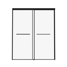 Load image into Gallery viewer, Semi-Frameless Double Sliding Shower Door
