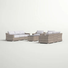 Load image into Gallery viewer, Stylish Sofa Seating Group With Cushions Perfect For Outdoor Gatherings