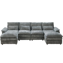 Load image into Gallery viewer, Modular Sectional Sofa Cloud Couch With Double Chaise Lounge