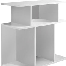 Load image into Gallery viewer, Wood End Table With 6 - White
