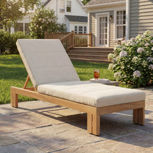Load image into Gallery viewer, Outdoor Chaise Lounge Cushion Only, Water-Resistant Patio Lounge Chair Cushion With Removable Cover
