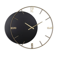 Load image into Gallery viewer, Silent Analog Round Wall Clock - Black