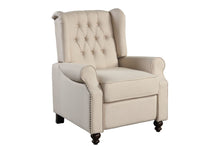 Load image into Gallery viewer, Microfiber Manual Club Recliner - Beige