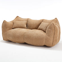 Load image into Gallery viewer, Comfortable Dual Beanbag Chair With High Resilience Foam Core For 2 People