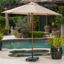 Load image into Gallery viewer, Wheelie - Stylish Square Umbrella Base With Stainless Steel Pole Handle