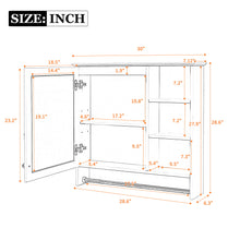 Load image into Gallery viewer, Wall Mount 2 In 1 Mirror Cabinet With Adjustable Shelf, Soft-Closing Hinges