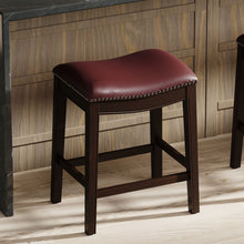 Load image into Gallery viewer, Modern Stool & Nail Head Detailing