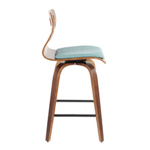 Load image into Gallery viewer, Folia - Mid Century Modern Fixed Height Counter Stool With Swivel (Set of 2)