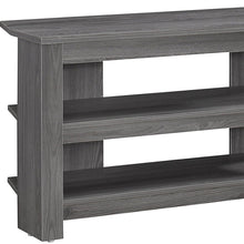 Load image into Gallery viewer, Open Shelving TV Stand - Ash Gray