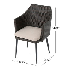 Load image into Gallery viewer, Kenneth - 3 Pieces Chat Set Outdoor Furniture - Brown Multi