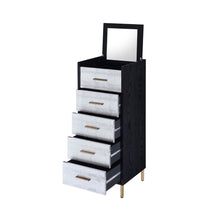 Load image into Gallery viewer, Myles - Jewelry Armoire - Black / Silver / Gold
