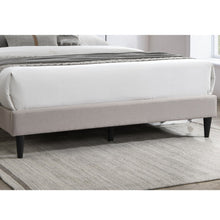 Load image into Gallery viewer, Bed With Nailhead Trim Accents, Upholstered Platform Frame