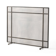 Load image into Gallery viewer, Elegant Iron Fire Screen For Fireplace Protection